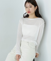 N.（N. Natural Beauty Basic） | シアーカットソーロンＴ(Tシャツ/カットソー)
