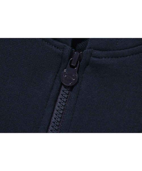 A BATHING APE（アベイシングエイプ）の「MILO FACE ZIP HOODIE（パーカー・キッズ・ネイビー/イエロー・110/140/130/90/100/120）」の5枚目の写真