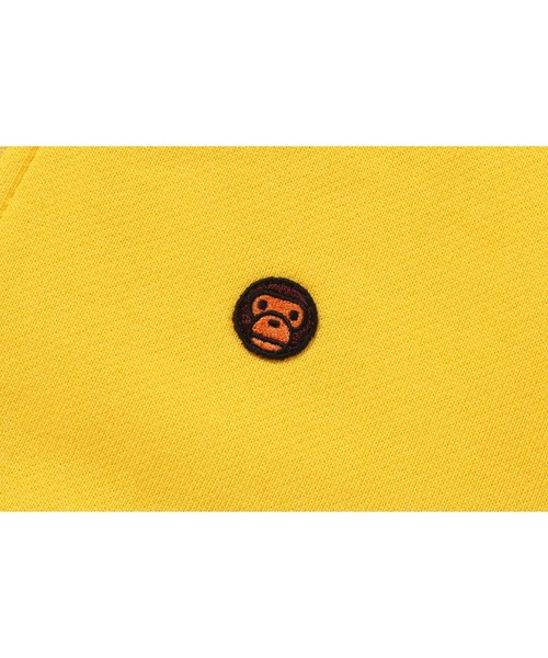 A BATHING APE（アベイシングエイプ）の「MILO FACE ZIP HOODIE（パーカー・キッズ・ネイビー/イエロー・110/140/130/90/100/120）」の8枚目の写真