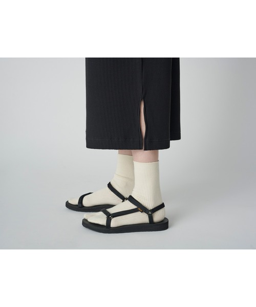 Snow Peak(スノーピーク)の「Dry Waffle Dress 吸水速乾(ワンピース・レディース・ブラック/ライトグレー/マスタード・1/2/3)」の10枚目の写真