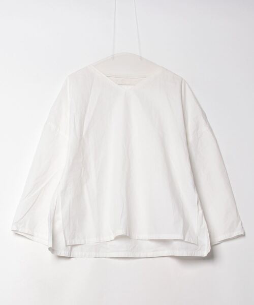 nägonstans ホワイト 長袖Tシャツ MEDIUM nagonstans ホワイト 長袖シャツ M