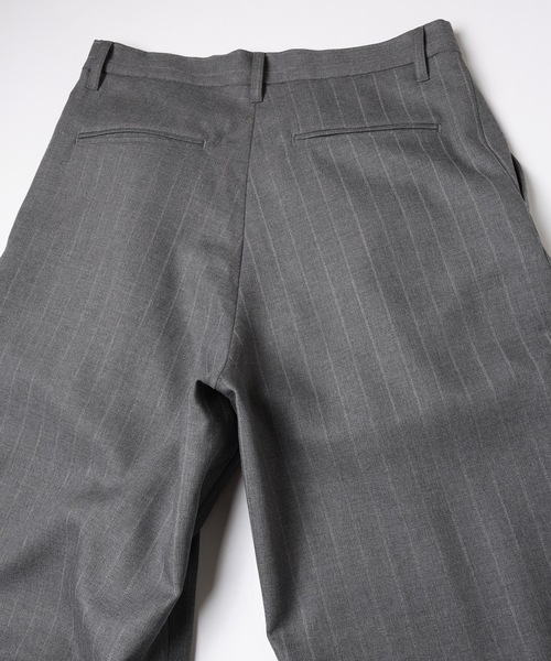 Jieda（ジエダ）の「OVER RAP SLACKS（スラックス・メンズ・グレー/ブラック・1/2）」の12枚目の写真