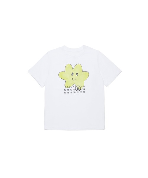 MM6 キッズ14Y クロップドTシャツ ホワイト 新品・未使用】MM6 KidsクロップドTシャツ ホワイト 14Y