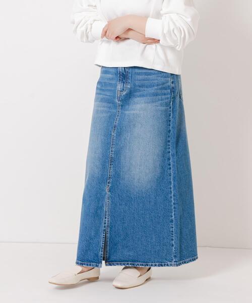 URBAN RESEARCH Sonny Label（アーバンリサーチサニーレーベル）の「Aラインデニムスカート（スカート・レディース・ブラック/インディゴブルー・36/38）」の8枚目の写真