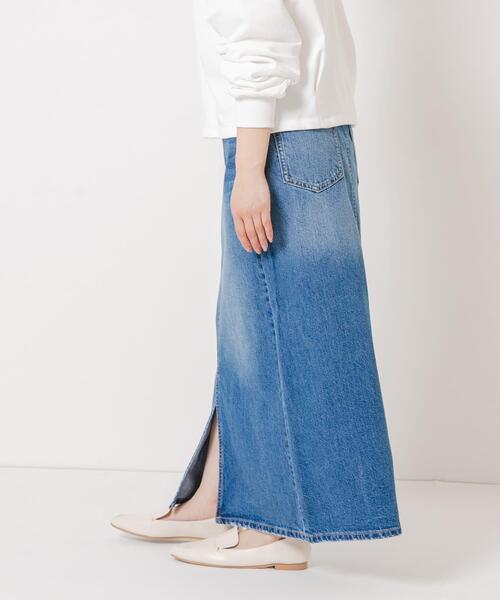 URBAN RESEARCH Sonny Label（アーバンリサーチサニーレーベル）の「Aラインデニムスカート（スカート・レディース・ブラック/インディゴブルー・36/38）」の9枚目の写真
