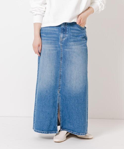 URBAN RESEARCH Sonny Label（アーバンリサーチサニーレーベル）の「Aラインデニムスカート（スカート・レディース・ブラック/インディゴブルー・36/38）」の10枚目の写真