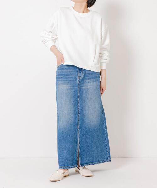 URBAN RESEARCH Sonny Label（アーバンリサーチサニーレーベル）の「Aラインデニムスカート（スカート・レディース・ブラック/インディゴブルー・36/38）」の11枚目の写真