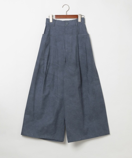 niko and...（ニコアンド）の「【MODE NORM CORE】ムラ染めポケタックパンツ（チノパンツ・レディース・チャコール/キャメル/ネイビー・MEDIUM/LARGE）」の15枚目の写真