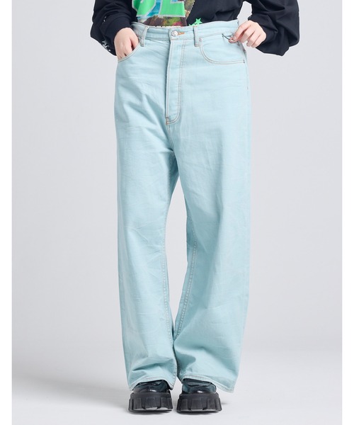 Little sunny bite(リトルサニーバイト)の「twill pants(その他パンツ・レディース・ピンク/ブラック/ブルー・SMALL/MEDIUM)」の2枚目の写真