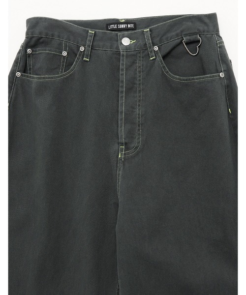 Little sunny bite(リトルサニーバイト)の「twill pants(その他パンツ・レディース・ピンク/ブラック/ブルー・SMALL/MEDIUM)」の4枚目の写真