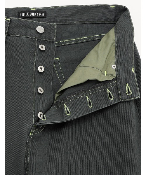 Little sunny bite(リトルサニーバイト)の「twill pants(その他パンツ・レディース・ピンク/ブラック/ブルー・SMALL/MEDIUM)」の8枚目の写真