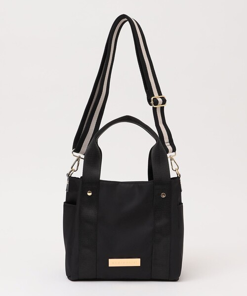 quaranciel(カランシエル)の「quaranciel: 2way 8ポケット ライン ショルダー バッグ(ショルダーバッグ・レディース・ベージュ/ブラック/チャコールグレー・ONE SIZE)」の18枚目の写真