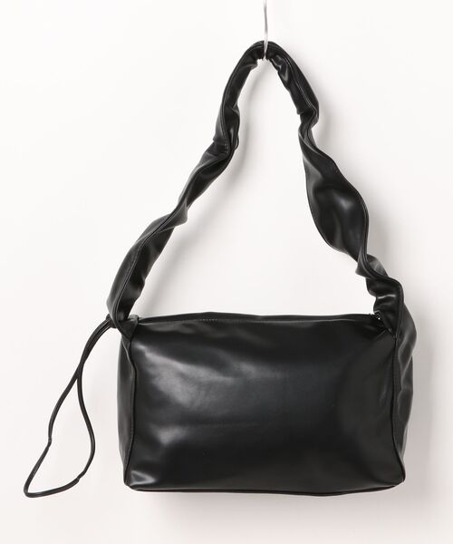 H.TOKYO（エイチトウキョウ）の「H.TOKYO × mimi  / 2WAY ハンドルギャザーデザインバッグ（ハンドバッグ・レディース・ブラック/ベージュ/シルバー・FREE）」の4枚目の写真