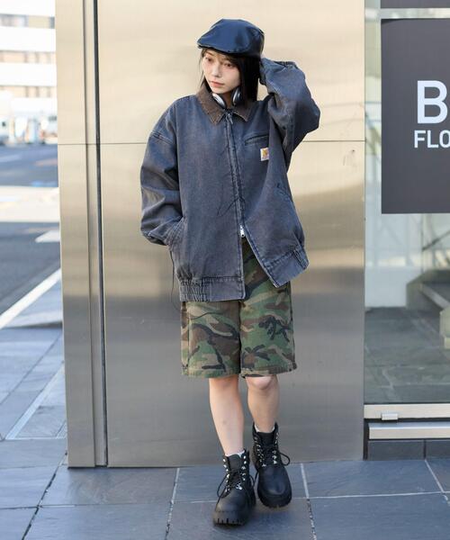 WEGO(ウィゴー)の「WEGO/ワーカーズWジップデニムブルゾン(ブルゾン・メンズ・コバルトブルー/ブラック系その他・FREE)」の4枚目の写真