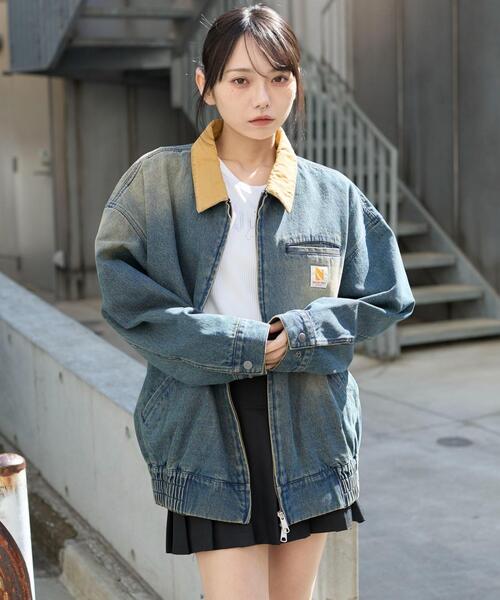 WEGO(ウィゴー)の「WEGO/ワーカーズWジップデニムブルゾン(ブルゾン・メンズ・コバルトブルー/ブラック系その他・FREE)」の13枚目の写真