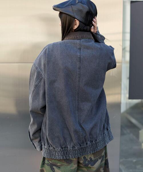 WEGO(ウィゴー)の「WEGO/ワーカーズWジップデニムブルゾン(ブルゾン・メンズ・コバルトブルー/ブラック系その他・FREE)」の19枚目の写真