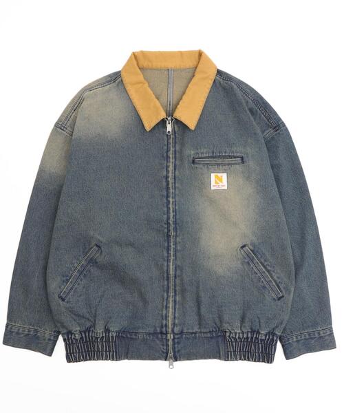 WEGO(ウィゴー)の「WEGO/ワーカーズWジップデニムブルゾン(ブルゾン・メンズ・コバルトブルー/ブラック系その他・FREE)」の20枚目の写真