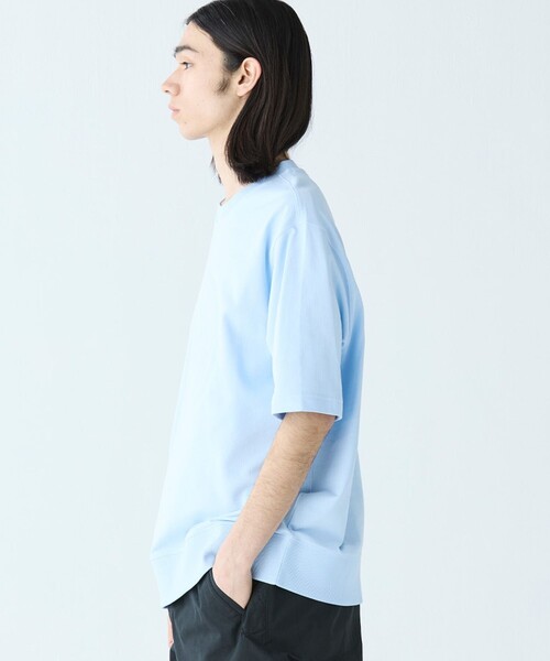 LACOSTE(ラコステ)の「裏パイル グラフィック刺繍 トーン・オン・トーンステッチ半袖スウェット(スウェット・メンズ・ブラック/ライトブルー/オフホワイト・2/4/3/5)」の19枚目の写真