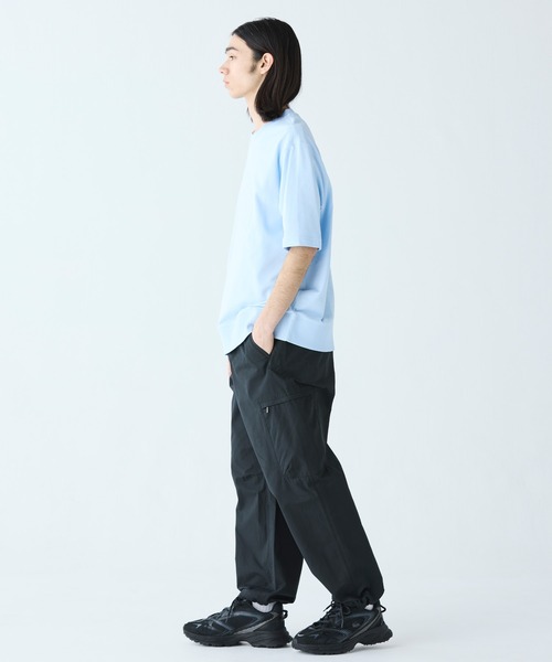 LACOSTE(ラコステ)の「裏パイル グラフィック刺繍 トーン・オン・トーンステッチ半袖スウェット(スウェット・メンズ・ブラック/ライトブルー/オフホワイト・2/4/3/5)」の7枚目の写真
