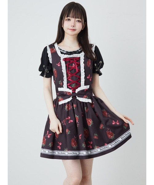 Jamie エーエヌケー（ジェイミーエーエヌケー）の「ゴシックメルトストロベリーJSK（ワンピース・レディース・ブルー/レッド・M）」の8枚目の写真