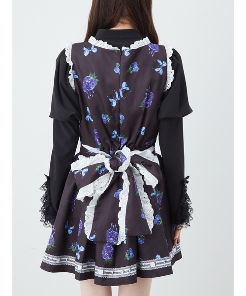 Jamie エーエヌケー（ジェイミーエーエヌケー）の「ゴシックメルトストロベリーJSK（ワンピース・レディース・ブルー/レッド・M）」の11枚目の写真