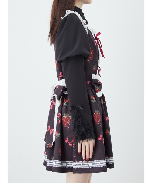 Jamie エーエヌケー（ジェイミーエーエヌケー）の「ゴシックメルトストロベリーJSK（ワンピース・レディース・ブルー/レッド・M）」の14枚目の写真