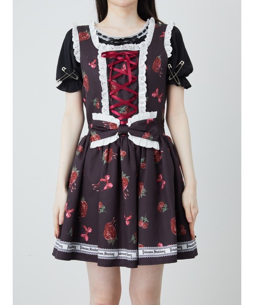 Jamie エーエヌケー（ジェイミーエーエヌケー）の「ゴシックメルトストロベリーJSK（ワンピース・レディース・ブルー/レッド・M）」の18枚目の写真