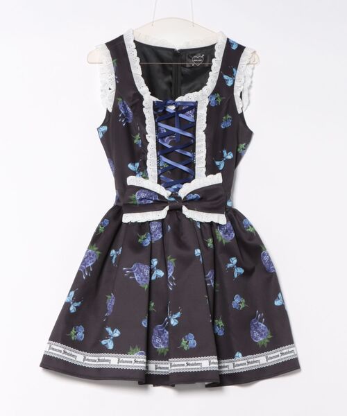 Jamie エーエヌケー（ジェイミーエーエヌケー）の「ゴシックメルトストロベリーJSK（ワンピース・レディース・ブルー/レッド・M）」の20枚目の写真