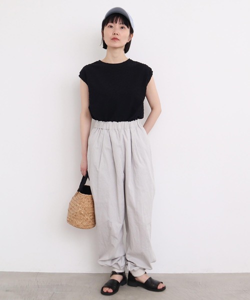 l'atelier du savon(アトリエドサボン)の「スウェットみたいなゆるパンツ(その他パンツ・レディース・ピンク/グレイッシュベージュ/ブルー・FREE)」の4枚目の写真