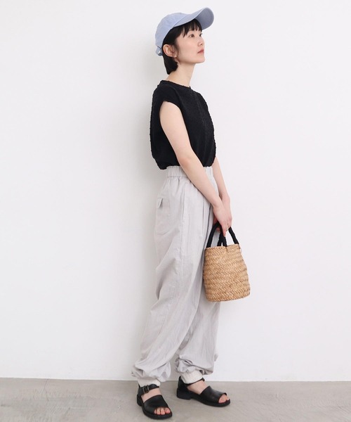 l'atelier du savon(アトリエドサボン)の「スウェットみたいなゆるパンツ(その他パンツ・レディース・ピンク/グレイッシュベージュ/ブルー・FREE)」の5枚目の写真