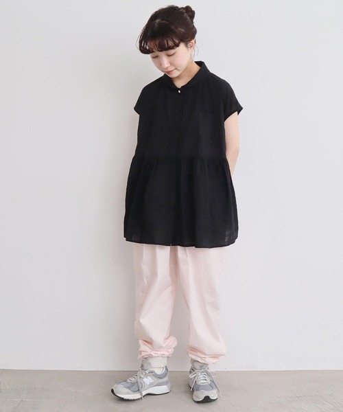 l'atelier du savon(アトリエドサボン)の「スウェットみたいなゆるパンツ(その他パンツ・レディース・ピンク/グレイッシュベージュ/ブルー・FREE)」の17枚目の写真