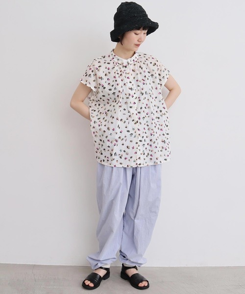 l'atelier du savon(アトリエドサボン)の「スウェットみたいなゆるパンツ(その他パンツ・レディース・ピンク/グレイッシュベージュ/ブルー・FREE)」の21枚目の写真