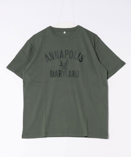 STYLEBLOCK（スタイルブロック）の「天竺プリント半袖Tシャツ（Tシャツ/カットソー・メンズ・チャコール/カーキ/グレー系その他/ホワイト/ホワイト系その他/ネイビー/ブラック/ホワイト系その他2・M/L）」の7枚目の写真