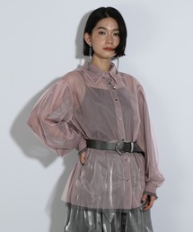 HARE | ハイショクレイヤードシアーシャツ(HARE)(シャツ/ブラウス)