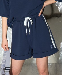 shrita（シュリータ）の「SHRITAロゴカットハーフパンツ（スウェットパンツ）」