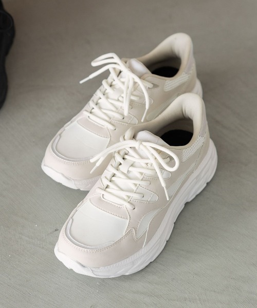 GLOBAL WORK（グローバルワーク）の「エアかるスライドオンスニーカー/306720（スニーカー・メンズ・ホワイト/ブラック・LARGE/MEDIUM）」の4枚目の写真