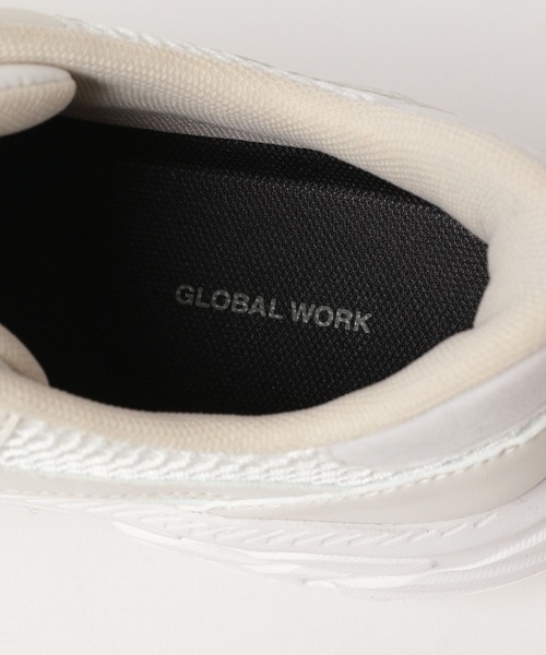 GLOBAL WORK（グローバルワーク）の「エアかるスライドオンスニーカー/306720（スニーカー・メンズ・ホワイト/ブラック・LARGE/MEDIUM）」の10枚目の写真