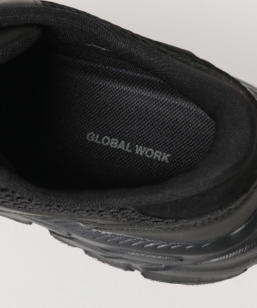 GLOBAL WORK（グローバルワーク）の「エアかるスライドオンスニーカー/306720（スニーカー・メンズ・ホワイト/ブラック・LARGE/MEDIUM）」の20枚目の写真