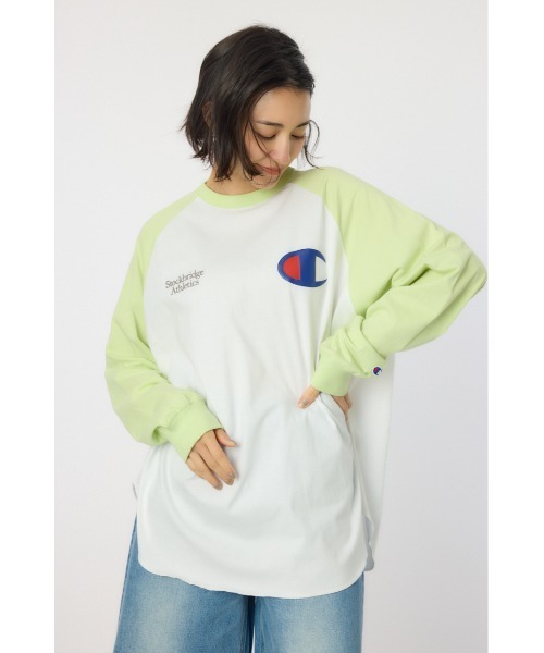 RODEO CROWNS WIDE BOWL(ロデオクラウンズワイドボウル)の「【Champion】ラグランTシャツ(Tシャツ/カットソー・レディース・ライム/オレンジ/ブラック・FREE)」の15枚目の写真