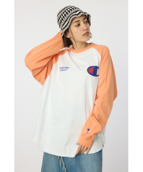 RODEO CROWNS WIDE BOWL(ロデオクラウンズワイドボウル)の「【Champion】ラグランTシャツ(Tシャツ/カットソー・レディース・ライム/オレンジ/ブラック・FREE)」の10枚目の写真