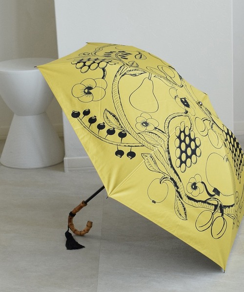 utatane×Kuovi 折りたたみ日傘 完全遮光100％ 晴雨兼用 北欧色