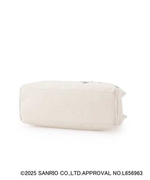 ハローキティコラボ（ハローキティコラボ）の「【ハローキティ】Lee別注フェイススクエア2WAYトート（トートバッグ・レディース・アイボリー/ブラック・00）」の3枚目の写真