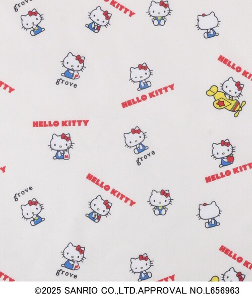 ハローキティコラボ（ハローキティコラボ）の「【ハローキティ】Lee別注フェイススクエア2WAYトート（トートバッグ・レディース・アイボリー/ブラック・00）」の10枚目の写真