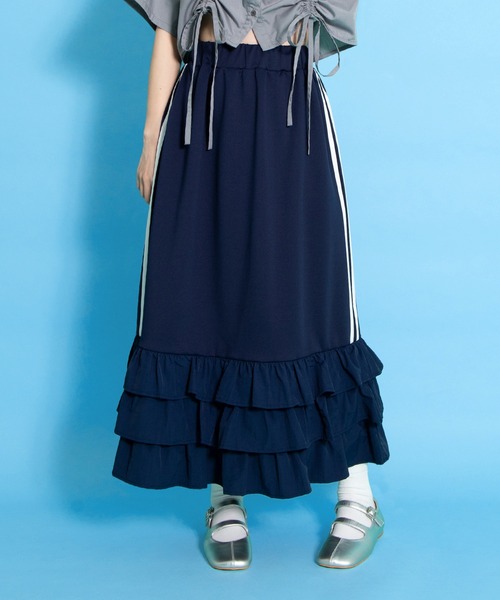 新品タグ付き★PING ★レディース スカート S ホワイト フリル 新品タグ付き☆PING ☆レディース スカート S ホワイト フリル