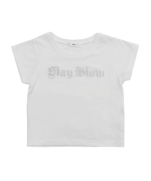 WEGO（ウィゴー）の「WEGO/ロゴスタッズT（Tシャツ/カットソー・レディース・その他1/ホワイト・FREE）」の15枚目の写真