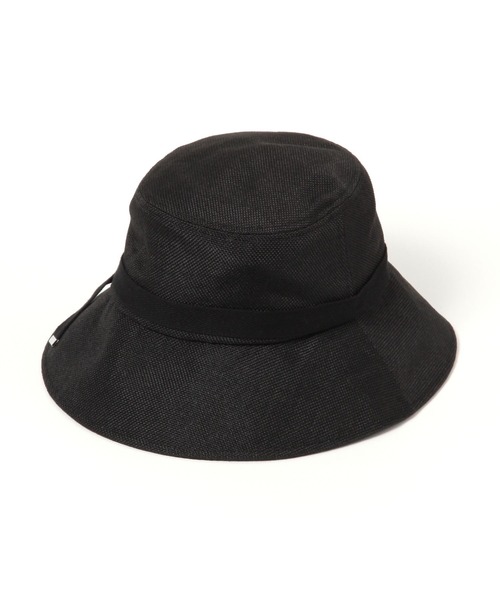 studio CLIP（スタディオクリップ）の「【抗菌防臭】洗える紐付き日除けハット（ハット・レディース・ブラック/ライトグレー/ナチュラル・FREE）」の20枚目の写真