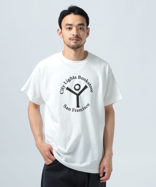 セール】【City Lights Bookstore】プリント半袖Tシャツ（T
