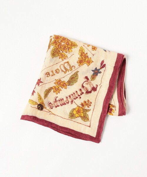 manipuri(マニプリ)の「manipuri / シーズナルフルーツ リネン ストール(ストール/ショール・レディース・アイボリー・ONE SIZE)」の4枚目の写真