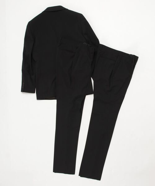 Perfect Suit FActory(パーフェクトスーツファクトリー)の「【上下洗える/2パンツ/高通気】WEB限定スーツ ツーパンツ 4WAYストレッチ ストライプ ブラック(スーツセット・メンズ・ブラック・A6/AB5/AB6/A5/A4/AB7/Y6/BB5/BB6/BB7/BB4/BB8/A7/AB4/A8/AB8/Y4/Y5/Y7)」の14枚目の写真