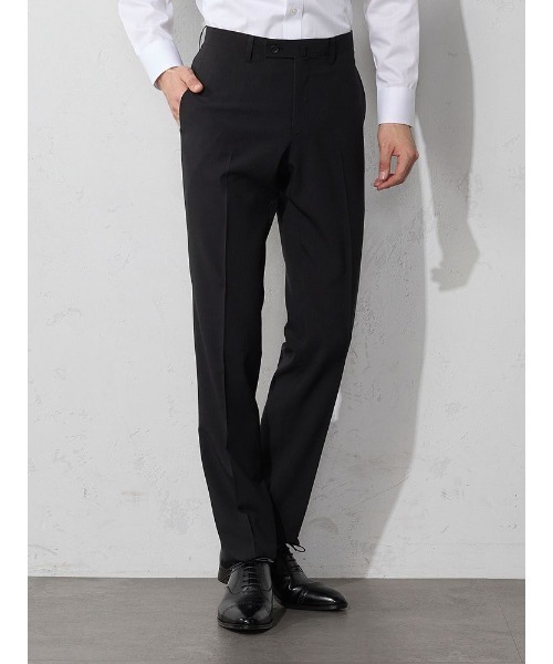Perfect Suit FActory(パーフェクトスーツファクトリー)の「【上下洗える/2パンツ/高通気】WEB限定スーツ ツーパンツ 4WAYストレッチ ストライプ ブラック(スーツセット・メンズ・ブラック・A6/AB5/AB6/A5/A4/AB7/Y6/BB5/BB6/BB7/BB4/BB8/A7/AB4/A8/AB8/Y4/Y5/Y7)」の10枚目の写真